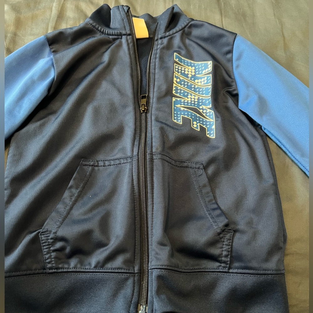 Nike Navy Hoodie with Royal Blue Accents